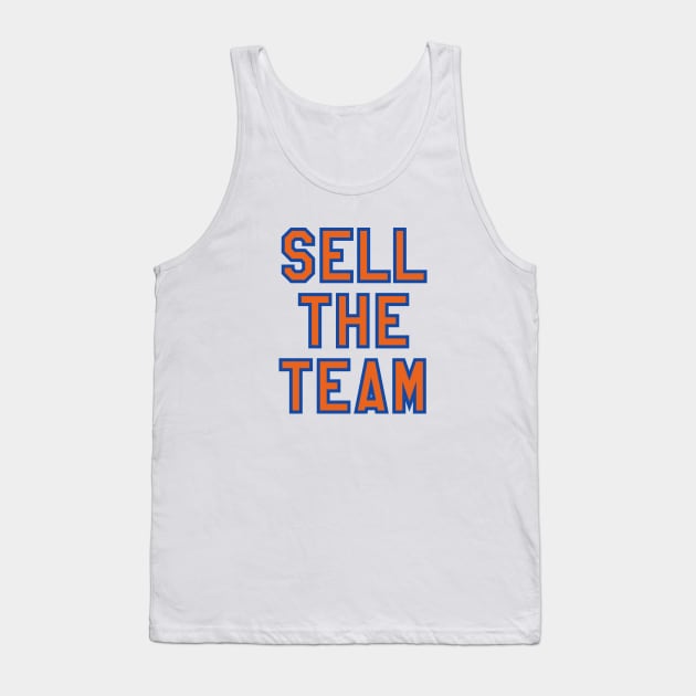 NY Sell The Team - White Tank Top by KFig21